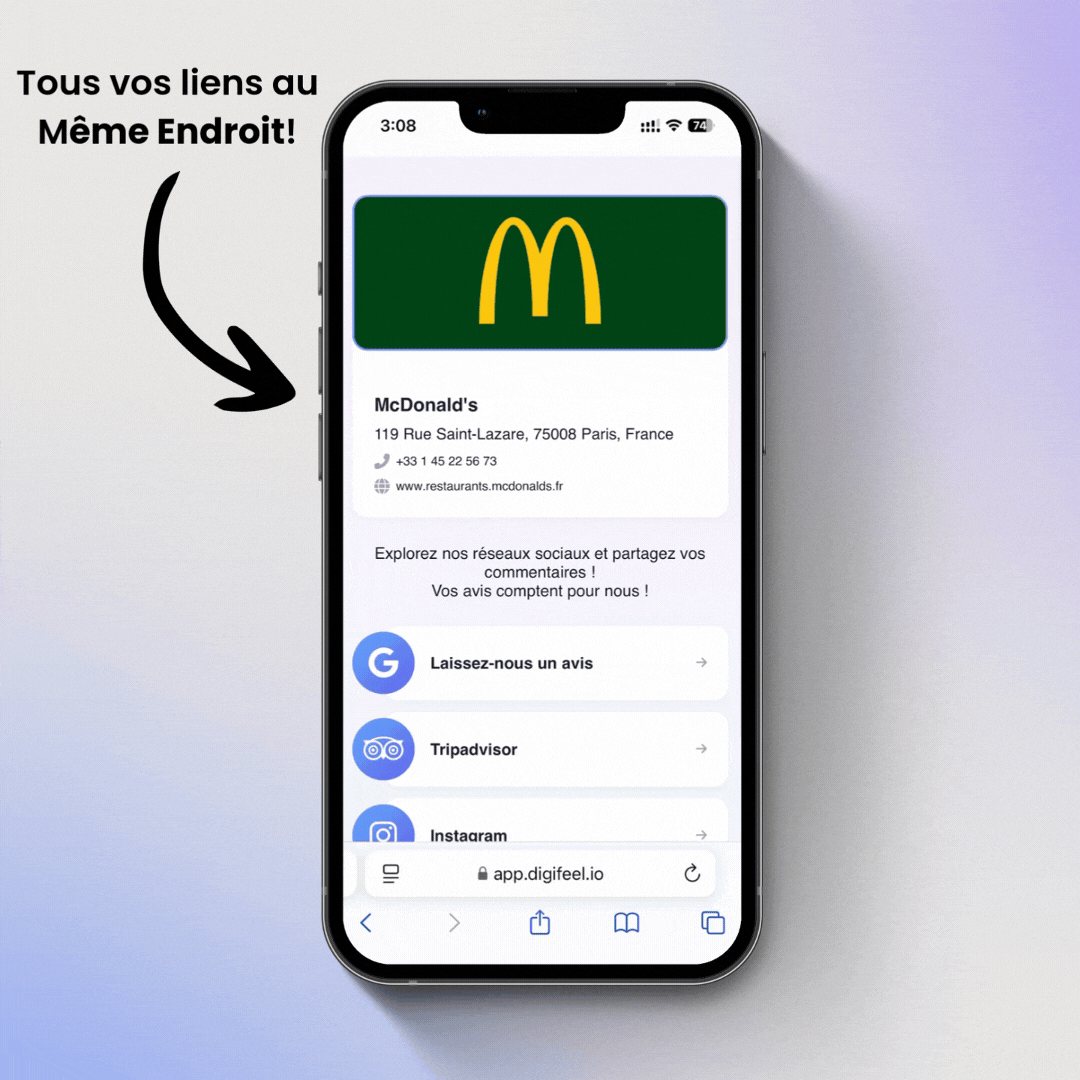 Carte Multi-Liens Digifeel