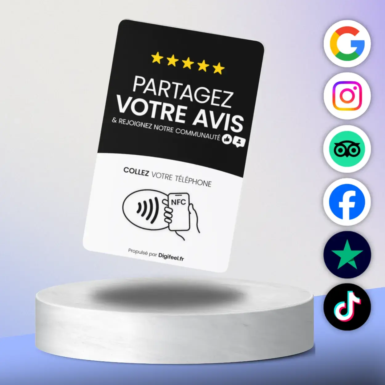 Plaque Google Avis