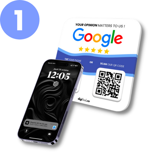 Combien coûte une carte avis Google