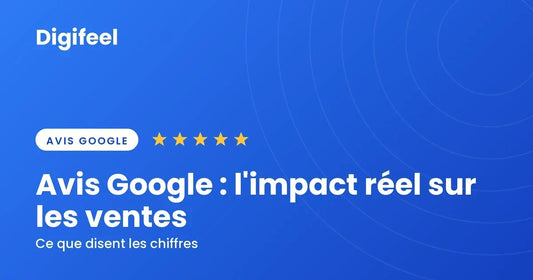Plaque avis Google Digifeel pour augmenter les avis et les ventes d'un commerce