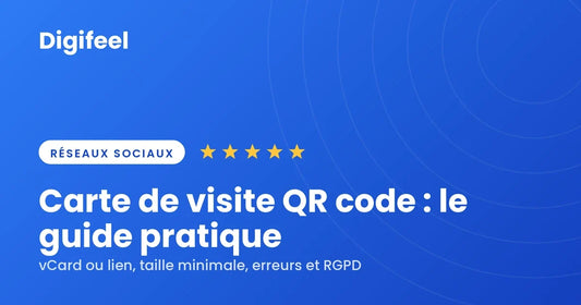 Carte de visite QR code