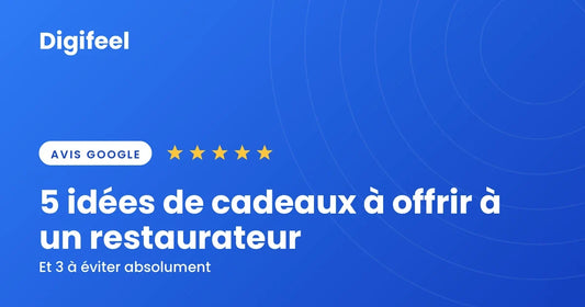 Idées de cadeaux à offrir à un restaurateur, illustration Digifeel