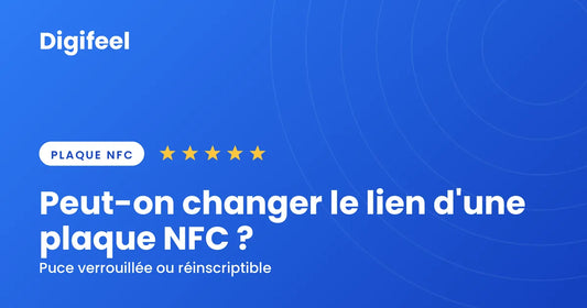 Peut-on changer le lien d'une plaque NFC ?