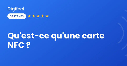 Carte NFC sans contact et son fonctionnement, visuel Digifeel