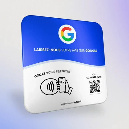 Plaque avis Google