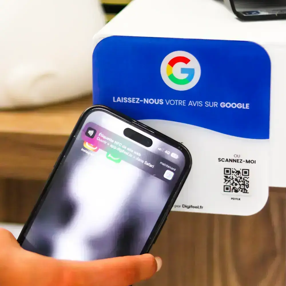 plaque d'avis Google